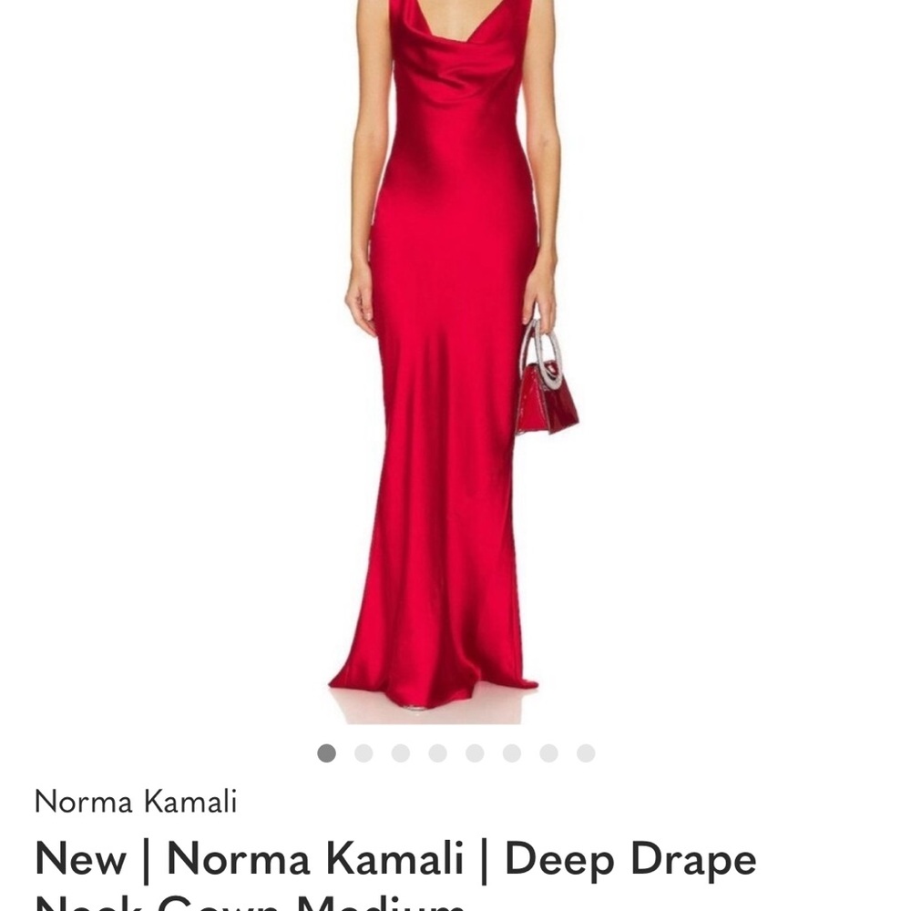 Norma Kamali Scarlet Maxi Dress